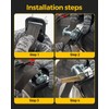 KYX Tire Chains for Car/SUV/Pickup Truks, Adjustable Universal Emergency Snow