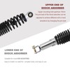 Minho Motorcycle Dual Rear Shock Absorbers with Adjustable Spring Preload