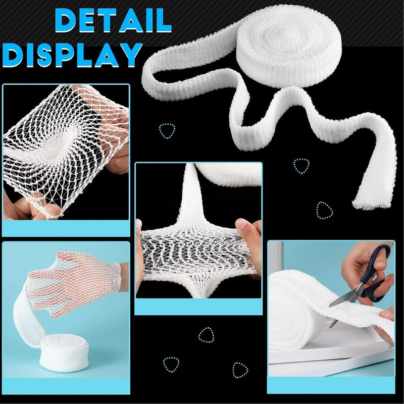 Eowppue 1PCS Elastic Mesh Bandage Breathable Tube Cover Elastic support