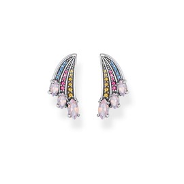 Thomas Sabo H2101-348-7 Colourful Hummingbird Wings Stud Earrings Silver, Precious metal, Not applicable