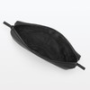 MUJI OHH68A4A Freely Combinable Storage Case, Rectangular, Thin, Large, Black,