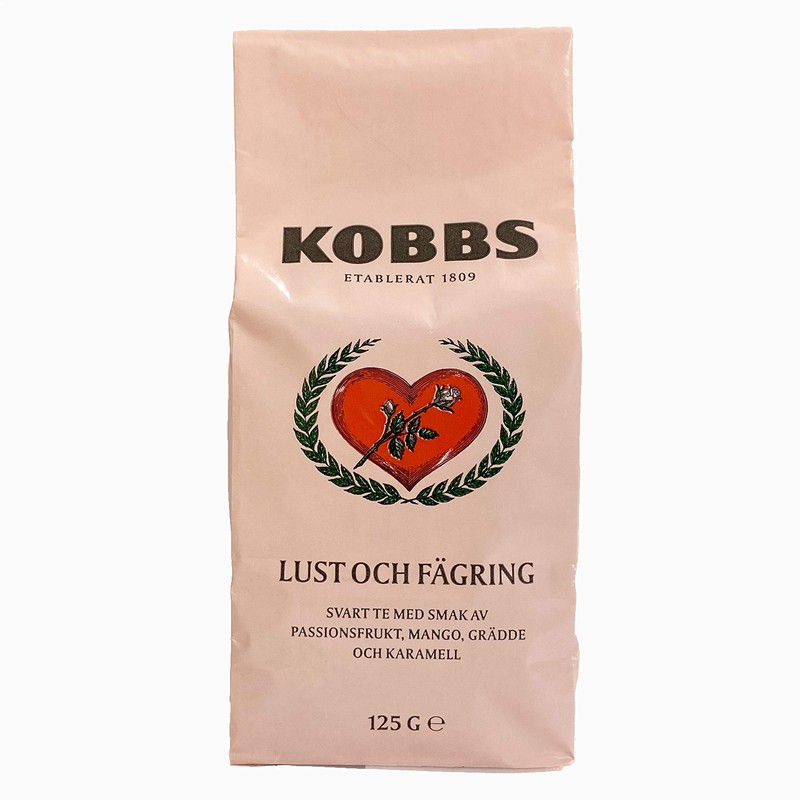 KOBBS Tea Passion & Beauty (Made in Sweden, 4.4 oz