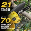 IMOUMLIVE 2-IN-1 Cordless Pole Saw & Mini Chainsaw, 21V 3.0Ah