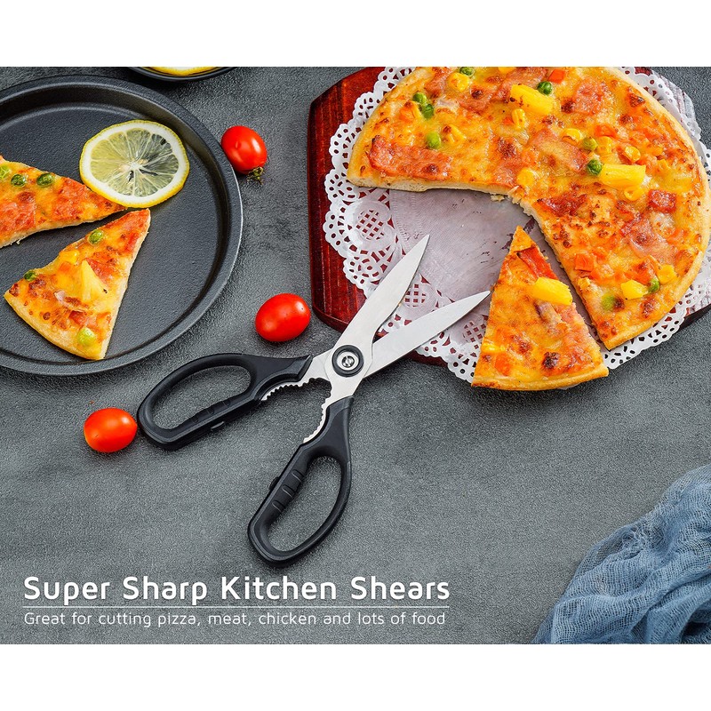 WELLSTAR Kitchen Scissors Multifunctional Meat and Vegetable Scissors for Household