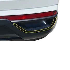 BOGAR TECH DESIGNS Compatible with Volkswagen Atlas Cross Sport 2020-2025 Lower Chrome Delete Overlay Film, Gloss Black