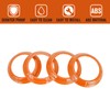 4PCS Center Console Dash Air Conditioner Vent Cover Trim Interior