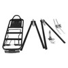 Rear Bike Rack Cargo Rack 154lb Load Aluminium Alloy Touring