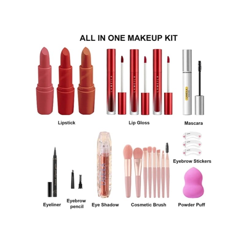 Caja De Maquillaje Femenino Integrado De 132 Colores