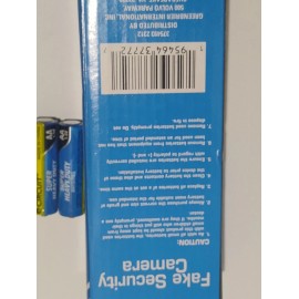 Unbranded Dummy Fake Camera Surveillance CCTV Security Flashing Imitation LED Light black