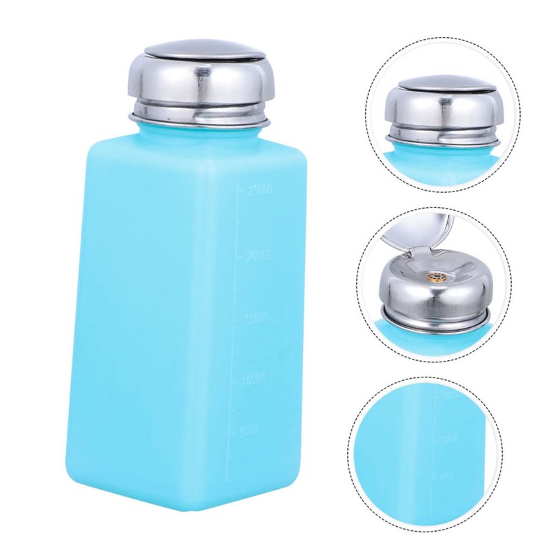 CHILDWEET 2pcs Professional Push Down Liquid Pumping Empty Bottle Dispenser