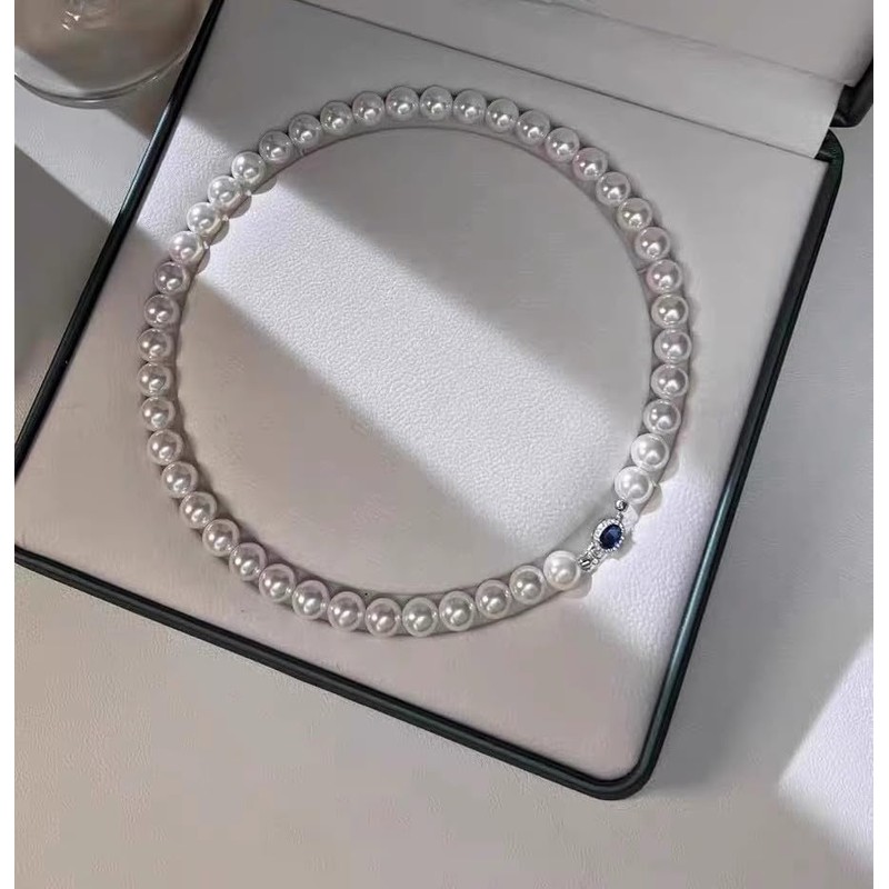 Pearl Necklaces For Women 8mm White Pearl Necklace