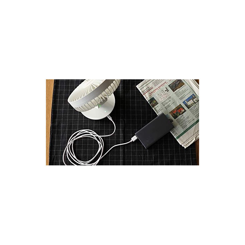 PRISMATE PR-F041 Cordless Mini Living Fan Stepless Air Flow Control