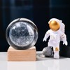 HeZhiNing Crystal Ball Night Light Creative Night Scene Astronomy 3D