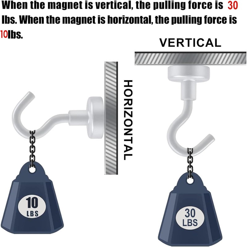 DIYMAG Magnetic Garage Hooks 6 Pack 30lbs 2026 Cruise Cabin