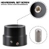 KaTur Black CNC Aluminum RC Front Axle Cover Cap Nut