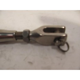 UNknown 1/2 " CAST SS TURNBUCKLE BODY W /  LH JAW 3/8 " PIN EYE
