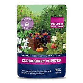Powder Super Foods Elderberry Powder - Certified Organic 60g