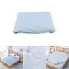 Waterproof Anti mite Mattress Pad Cover Fitted Sheet Blue 150*200+30cm