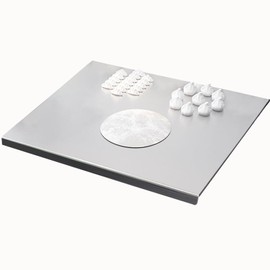 Large Chopping Boards For Kitchen Stainless Steel Cutting Board Safe Stainless Steel Chopping Board Stainless Steel Cutting Boards For Kitchen Chopping Board (L19.6*W15.7 in)