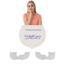 Grind Cure Pack Of 2 | One Size Fits all | Best Solution for Bruxism | Dentist’s choice mouth guard | Jaw Clenching Relief | BPA & Latex Free | Nightguard for Teeth Clenching | Ready to Use Anti Grinding Teeth Protectors