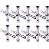 ATOPLEE 10pcs Electrical Cabinet Key, 4 Way Utilities Key,Triangle/Square/Panel Cross