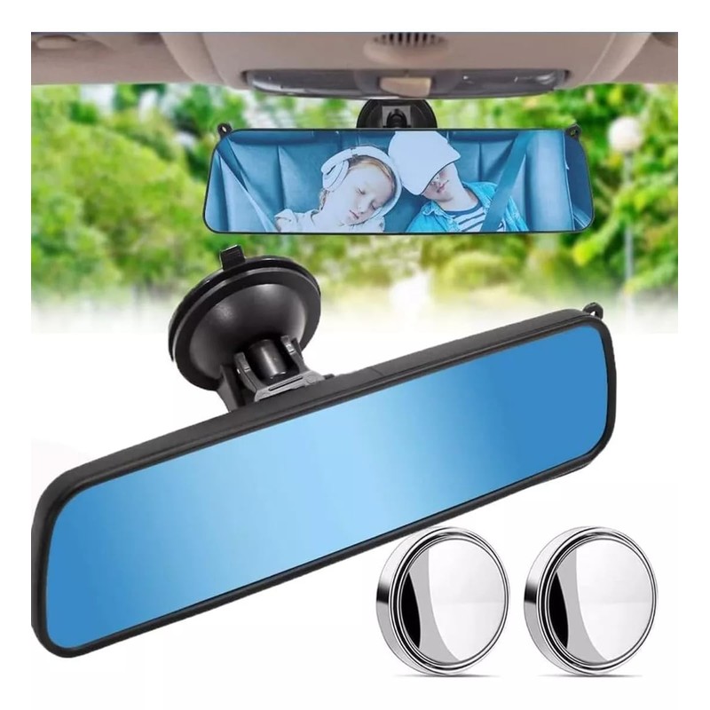 SLNXA Retrovisor para Auto de 160° Gran Angular, Espejo Retrovisor