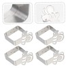 Tofficu 3sets Stainless Steel Tablecloth Clips Non Slip Fixator for