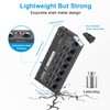 LZSIG Mini Audio Mixer,Stereo Line Mixer for Sub-Mixing,Ultra Low-Noise,6-Channel,Microphone Independent