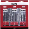 kwb Power Box Set of 3 Drill Cassettes in Value