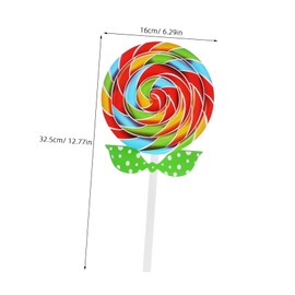 IMIKEYA 2pcs Hand Holding Prop Lollipop Ornament Lollipop Decoration Giant Lollipop Prop Child Accessories