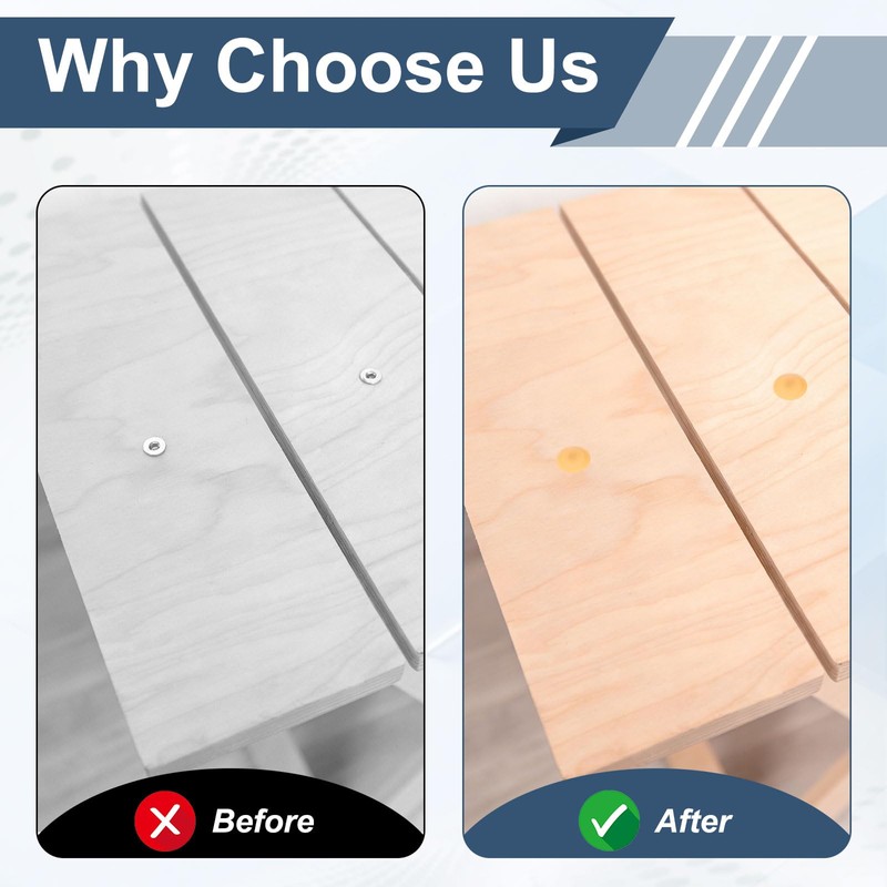 sourcing map 216Pcs Screw Hole Stickers and 200Pcs Screw Cover