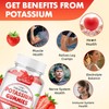 Potassium Gummies for Adults - Sugar-Free 1200mg Potassium Chloride, Supports