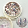 Sequin Nail Art Props Pink Glitter Decoration Materials / 스팽글 네일 아트 소품 핑크 글리터 장식 재료