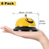 8PCS Call Bell Service Bell for Desk, Smile Face Desk