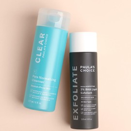 Paula's Choice Reinigen + Klären - CLEAR Gesichtsreiniger & 2% BHA Peeling - Entfernt Porenverstopfende Unreinheiten & Mitesser, Bekämpft Ausbrüche - mit Salicylsäure - Mischhaut bis Fettige Haut