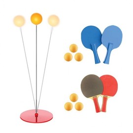 Self Home Training Indoor Ping Pong Return Ball Table Tennis Practice Trainer Sports Equipment Self 2. Wooden Racket Full Set