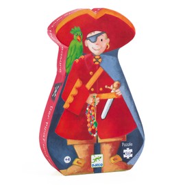 Djeco Silhouette 36 piece Jigsaw Puzzle - The Pirate and his Treasure