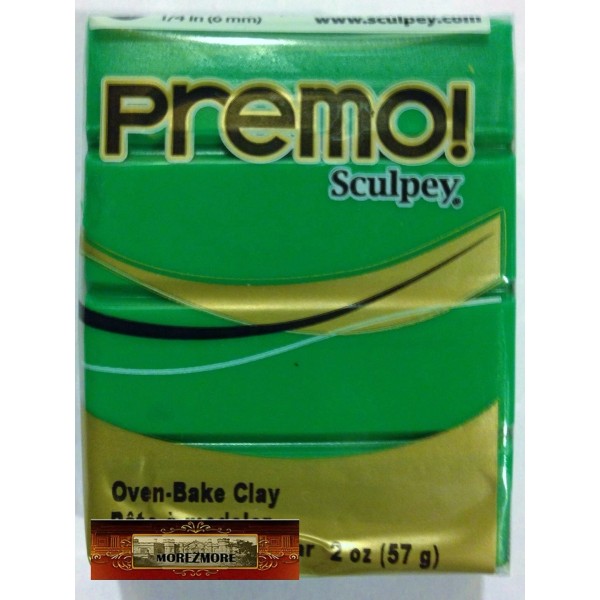 Sculpey M00555 MOREZMORE Premo! Sculpey GREEN 5323 2oz Sculpting Polymer