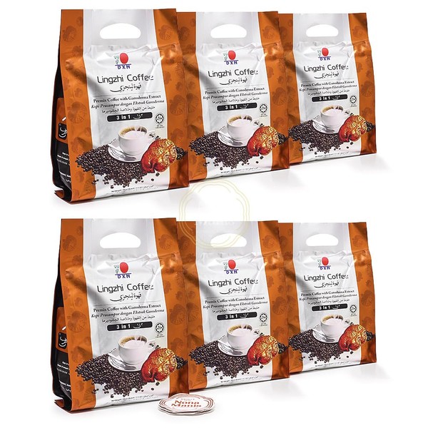 DXN Lingzhi Coffee 3 in 1 + 5's Nona Manis
