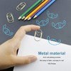 100pcs Paper Clips Increased Slip Resistance Rust Prevention Plating Process
