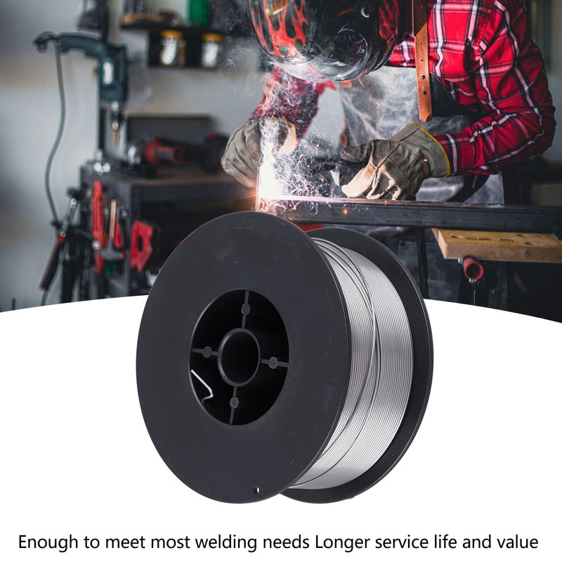 Flux Core Welding Wire, 1.0mm/0.04in Gasless Carbon Steel Mig Welding