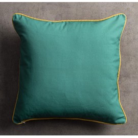 Maison d' Hermine Decorative Cushion Cover 100% Cotton 18"x18" Toile Washable Pillow Cover with Invisible Zipper for Home Décor, Office, Sofa, Couch, Bedroom, Katmandou - Samba - Spring/Summer