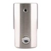 CRL Brushed Nickel Support Bar Bracket for 3/8" to 1/2"