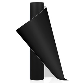 VINYL FROG Smart Adhesive Vinyl Roll 13in x 5ft Matte Black Craft Vinyl Compatible with Explore3/Maker3, Smart Permanent Vinyl for DIY Crafting Decal Projects(Cut Well Without Mat)