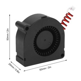 2 Pieces 24V Fan 5020 Double Ball Motherboard Cooler Fan 10000 RPM High Speed for SV08 3D Printer Accessories