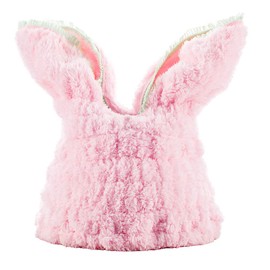 mitas Hair Towel Cap, Pink Hair Cap, Hair Dry Towel, Water Absorbent, For Kids, Adults, Water Absorbent, Towel Cap, For Drying, Quick Drying, Soft, Soft, Fluffy, Fluffy, For Women, Rabbit, Ears,