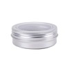 Foraineam 40 Pack 2 Ounce Round Tin Cans Metal Empty
