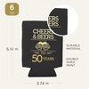 Cheers and Beers to 50 Years Can Coolers, Set of