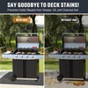66" x 49" Heavy Duty Grill Mat for Outdoor Grill,