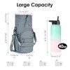 Insulated Crossbody Water Bottle Carrier with Phone Pocket